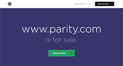 Desktop Screenshot of parity.com