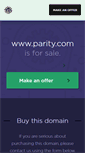 Mobile Screenshot of parity.com